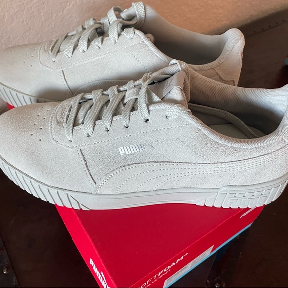 PUMA Carina 2.0 gray suede - Picture 2 of 4